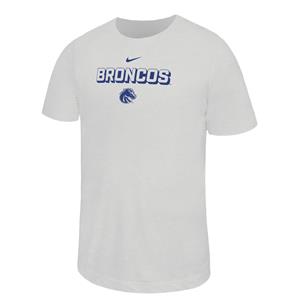 Image of BOISE STATE YOUTH TEE SHADOW BRONCOS OVER LOGO NIKE -  photondust